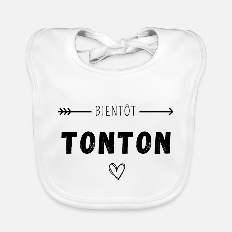 Bientôt tonton Bavoir bio Bébé