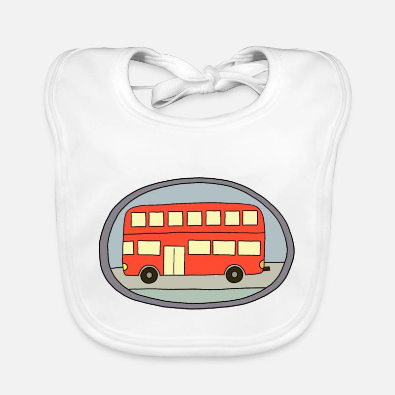 Bus Design Baby Bio-Lätzchen