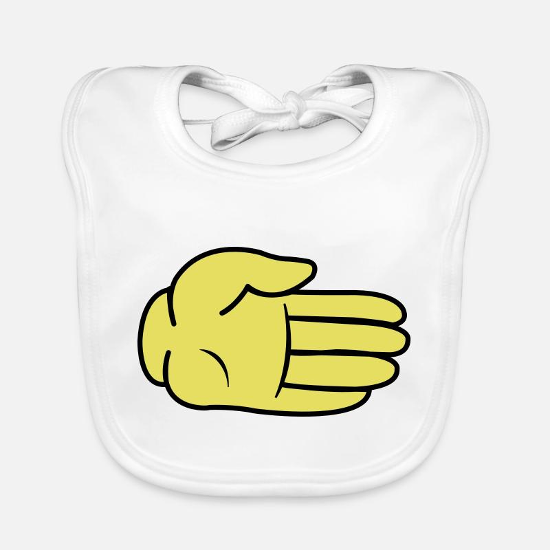 Hand Comic Baby Bio-Lätzchen