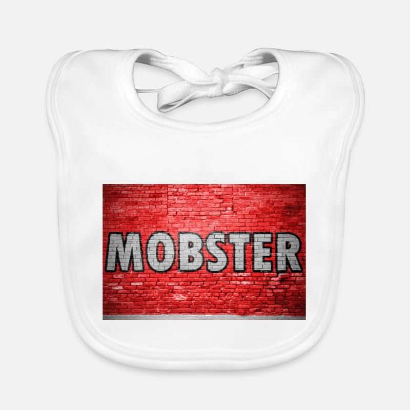 Mobster Graffiti Baby Bio-Lätzchen