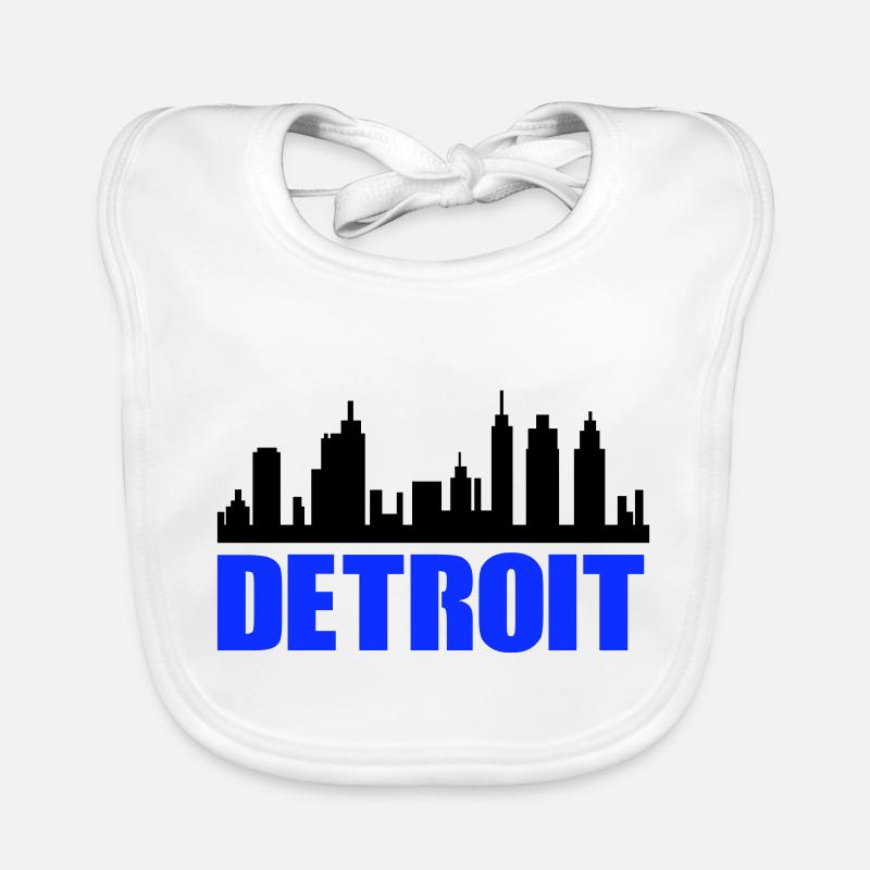 Detroit Organic Baby Bibs