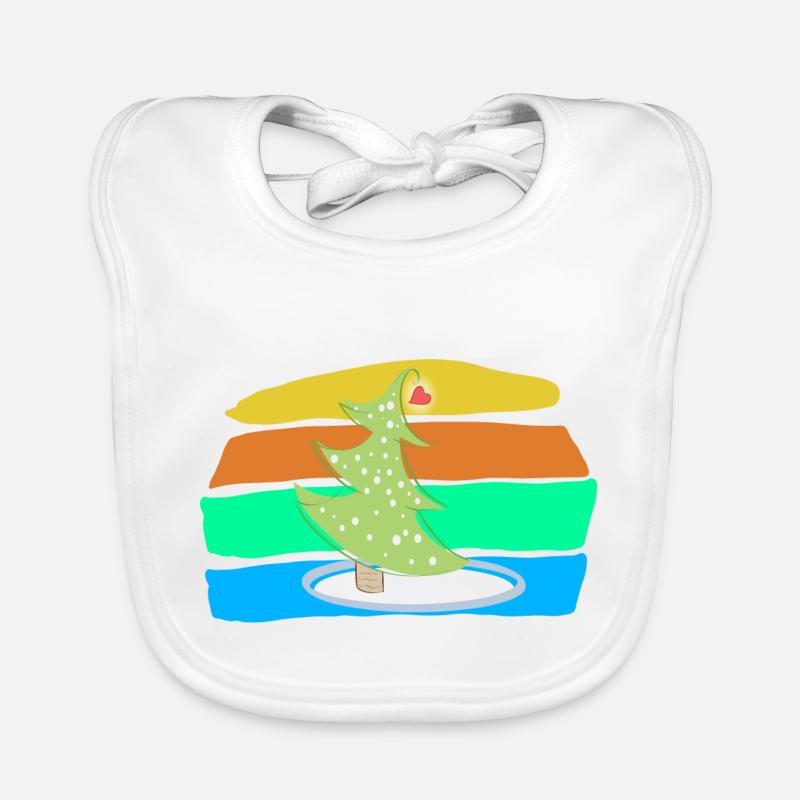 Arbre de Noël Bavoir bio Bébé