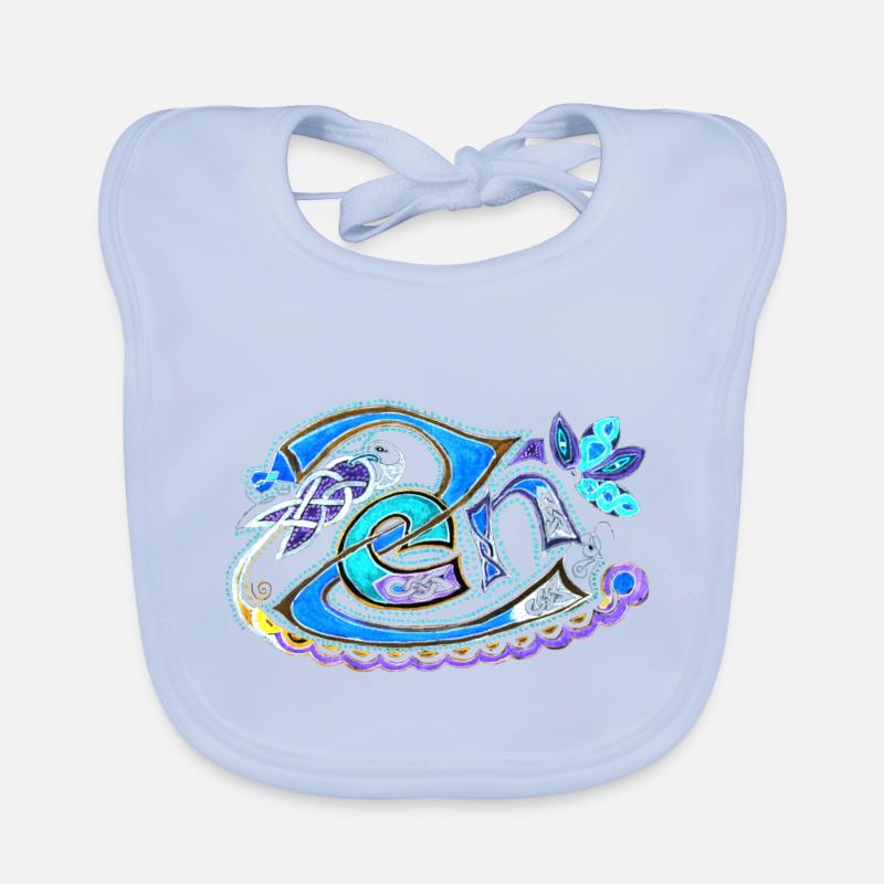Bottomless Zen without reverse turn2 Organic Baby Bibs