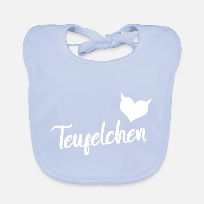 Teufelchen mit Herz Devil Baby Bio-Lätzchen