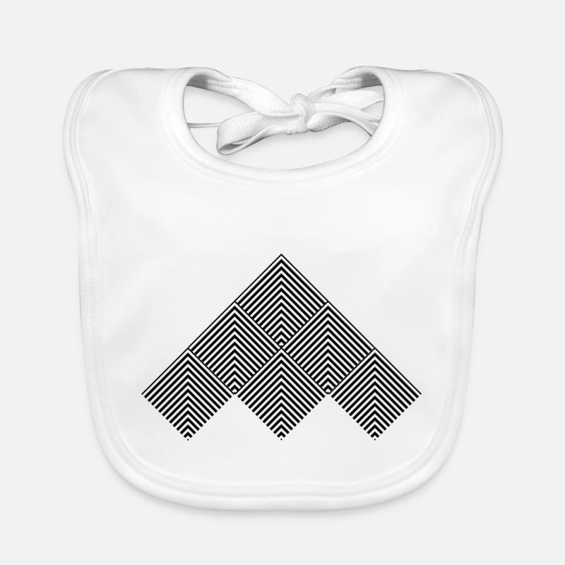 Cool pattern design Organic Baby Bibs