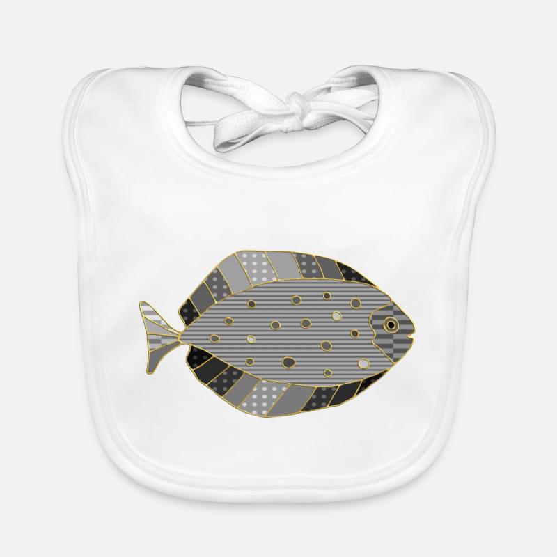 Poisson Bavoir bio Bébé
