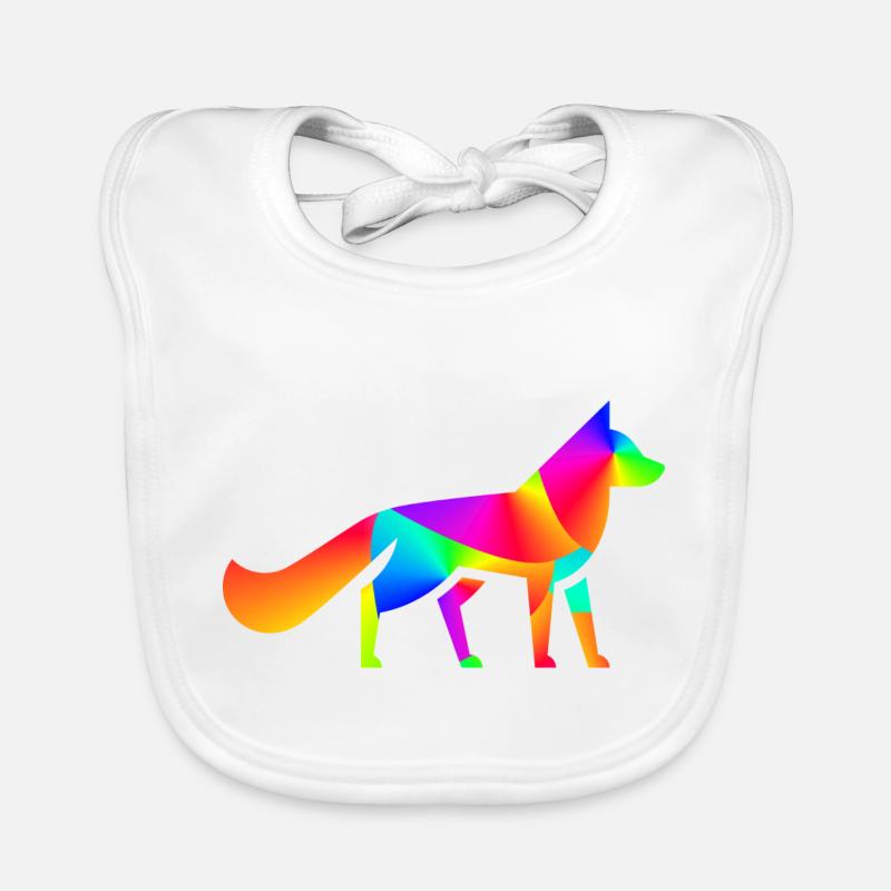 Gradient Fox Organic Baby Bibs