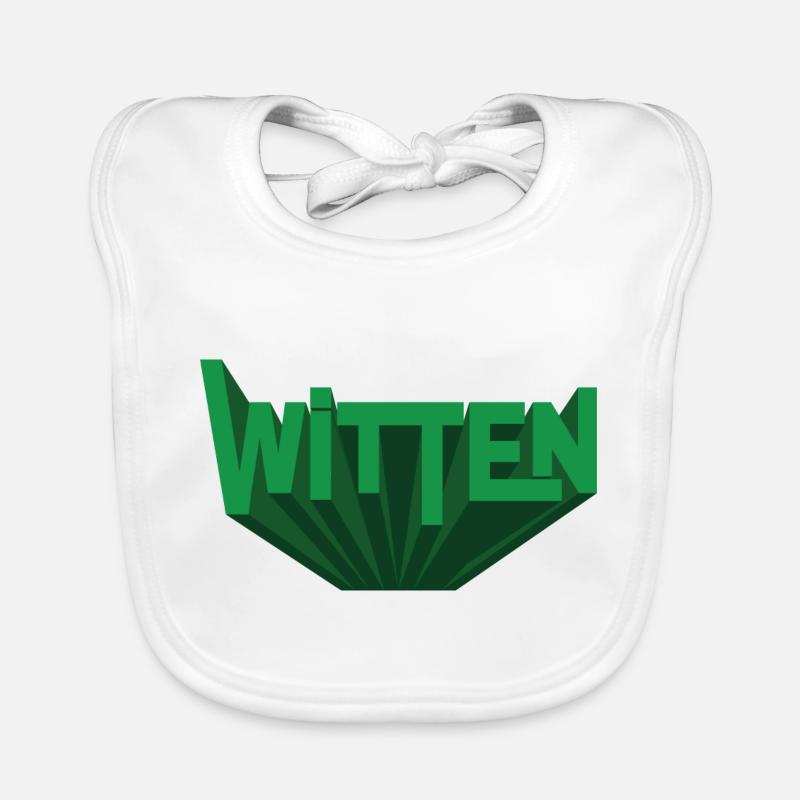 Witten - Baby Bio-Lätzchen - Weiß