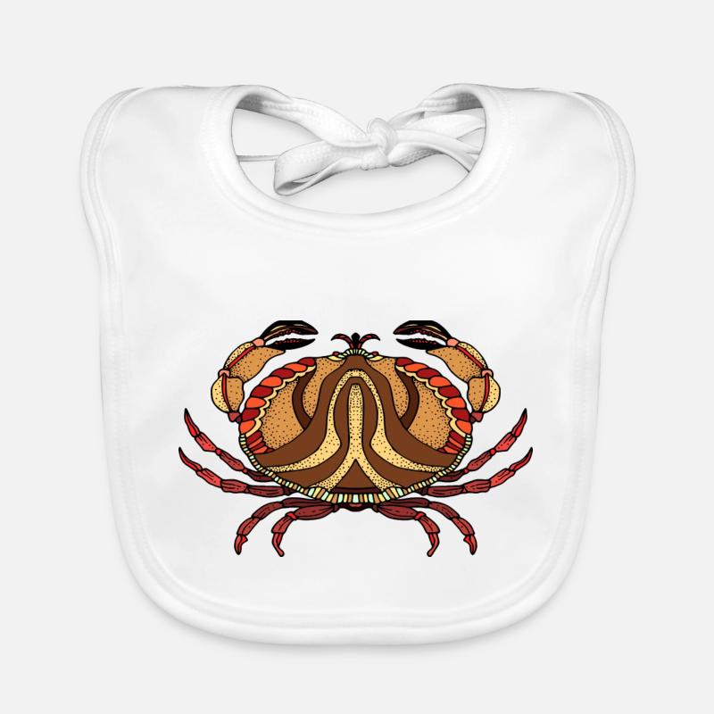 Crab Organic Baby Bibs