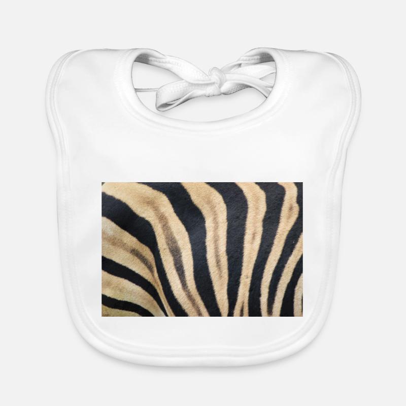 Zebra (auf Deutsch Zebra oder Zebras) Hippotigris Baby Bio-Lätzchen
