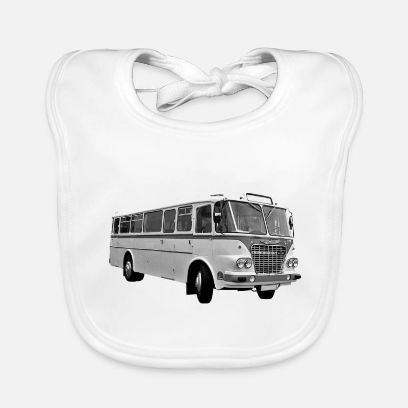 Ikarus 630 Bus Ungarn Ostalgie Oldtimer Baby Bio-Lätzchen