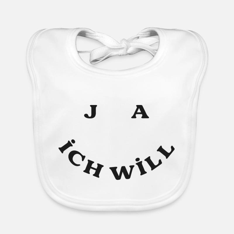 Ja Ich Will Baby Bio-Lätzchen