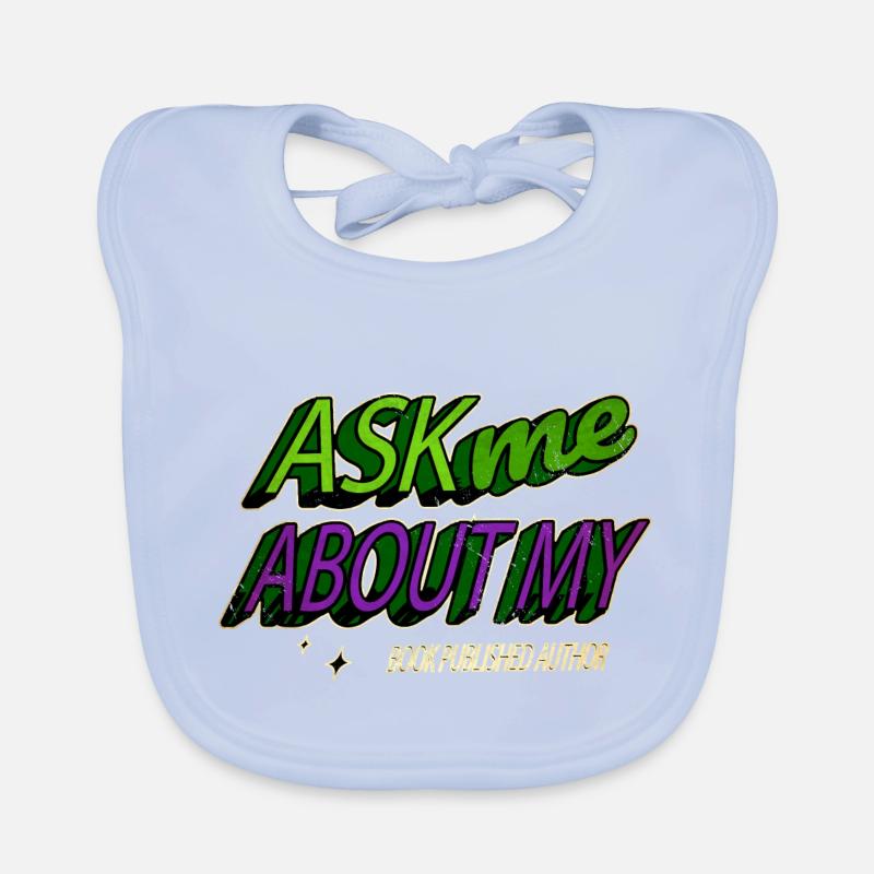 copywriter gift idea costume funny write Organic Baby Bibs