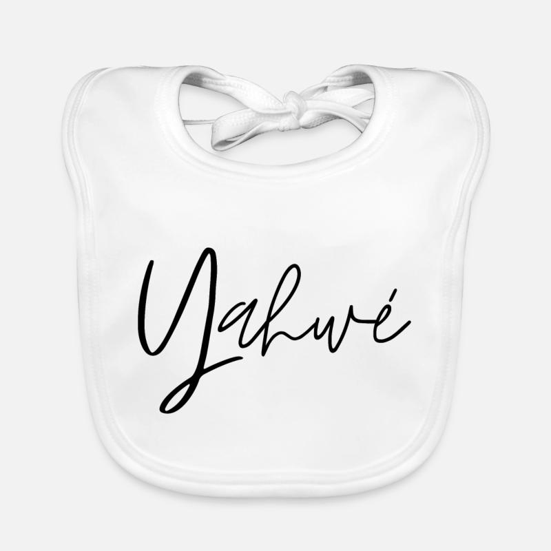 Yahwé - Ex 20/12 Bavoir bio Bébé