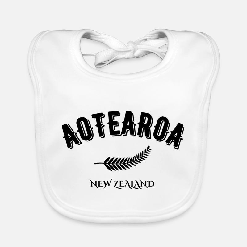 Aotearoa, Neuseeland Baby Bio-Lätzchen