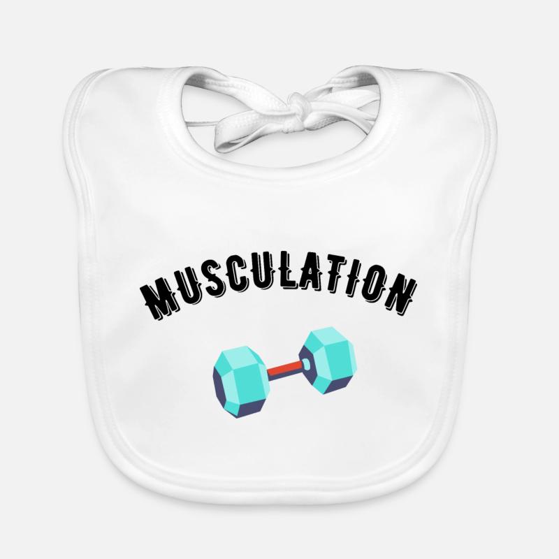 musculation Bavoir bio Bébé