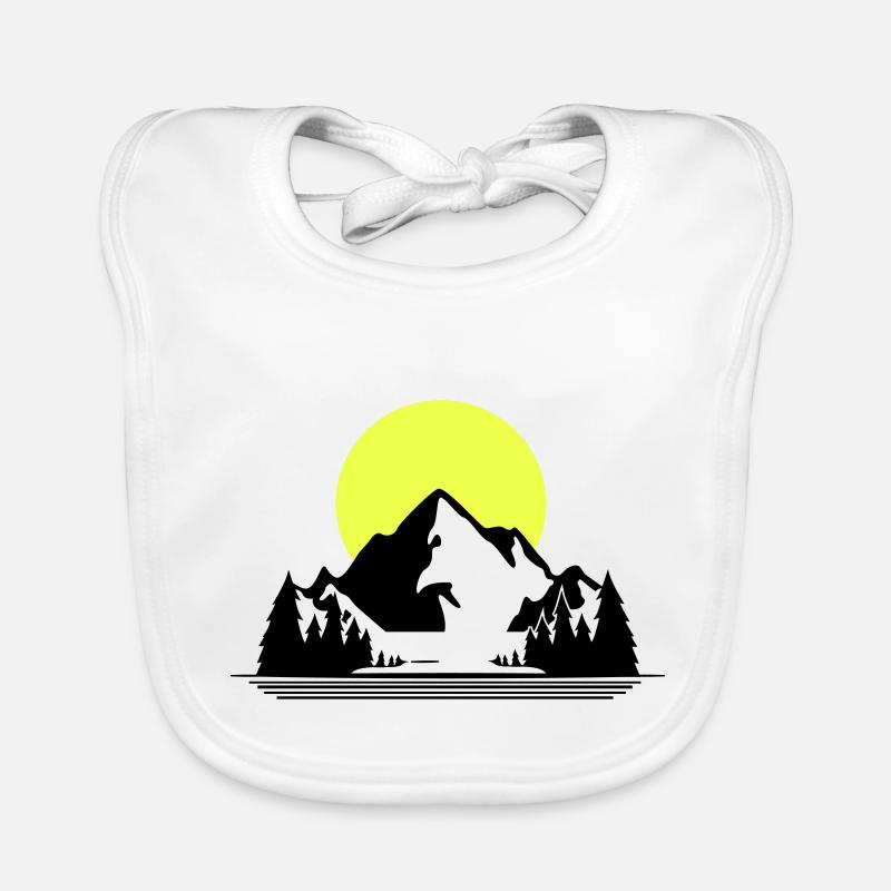 Mountains Baby Bio-Lätzchen