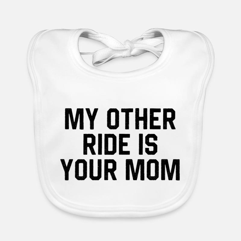 Mon autre trajet, c’est ta mère Bavoir bio Bébé