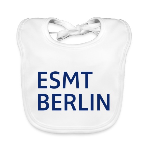 ESMT Berlin - Blue Lettering Accessories - Organic Baby Bibs