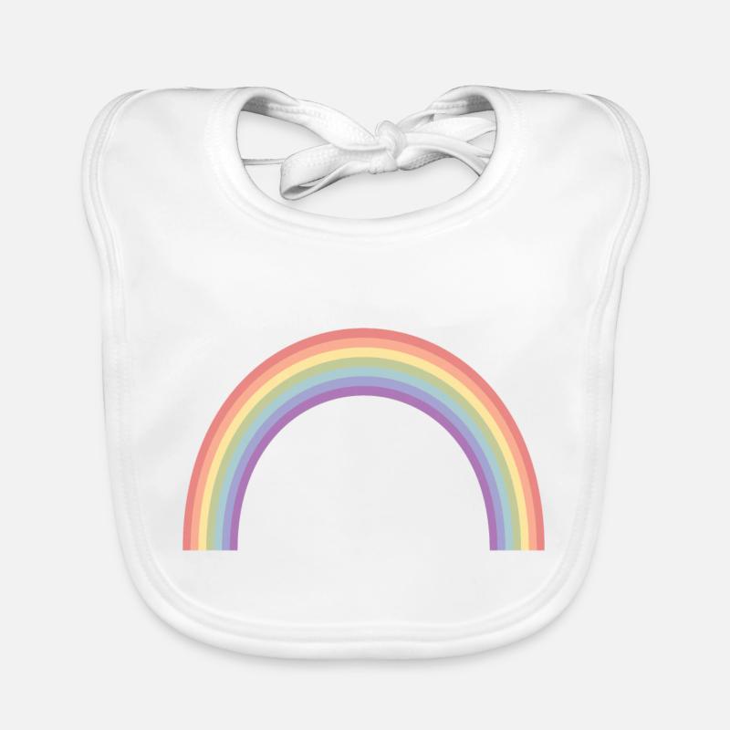 Mr and Mr Regenbogen Baby Bio-Lätzchen