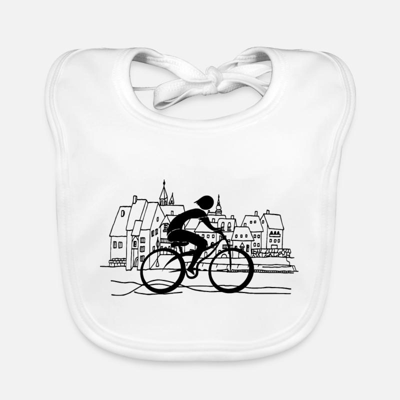 Radfahrer Baby Bio-Lätzchen