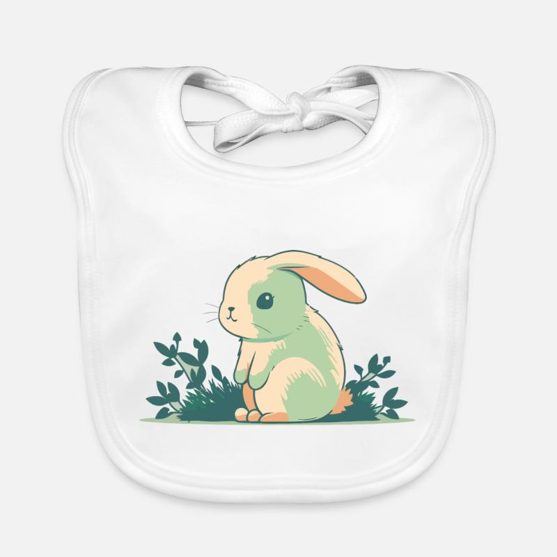 Lapin mignon Bavoir bio Bébé