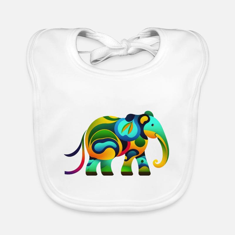 Elefant Baby Bio-Lätzchen