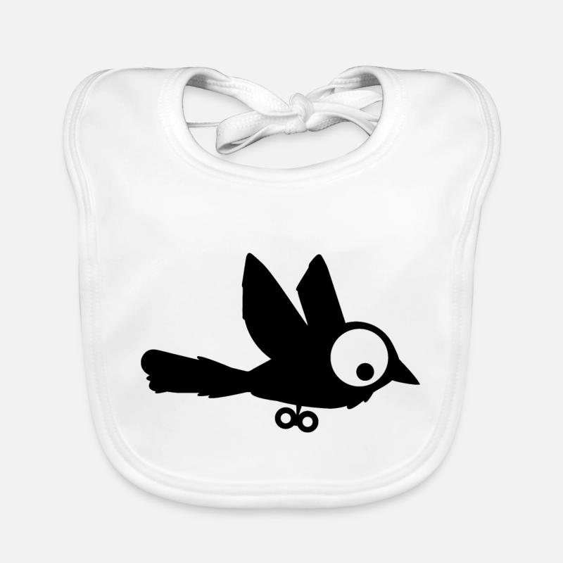 Oiseau de remontage Bavoir bio Bébé