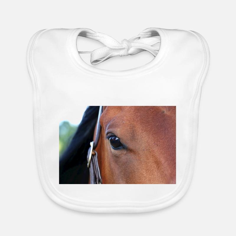 Oeil de cheval Bavoir bio Bébé