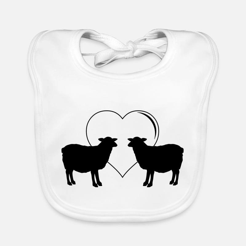 sheep love Baby Bio-Lätzchen