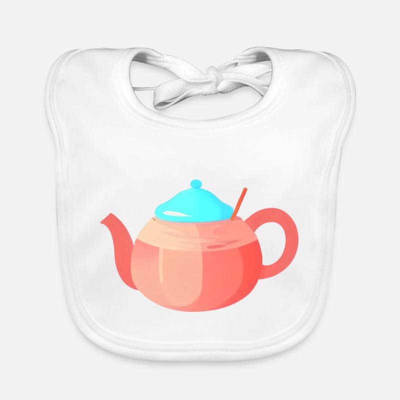 Tee Teebeutel Geschenk Tasse Tea Spruch Getränk Baby Bio-Lätzchen