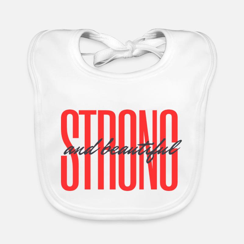 Strong and beautiful Baby Bio-Lätzchen