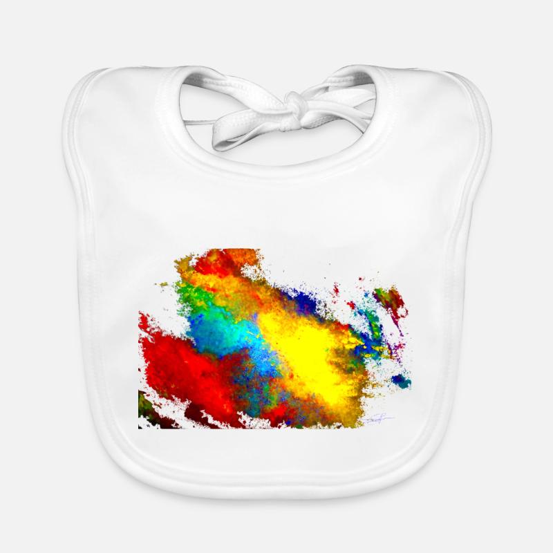 "MixedArt" Acrylic Paint by Marco Eckenbrecht Organic Baby Bibs