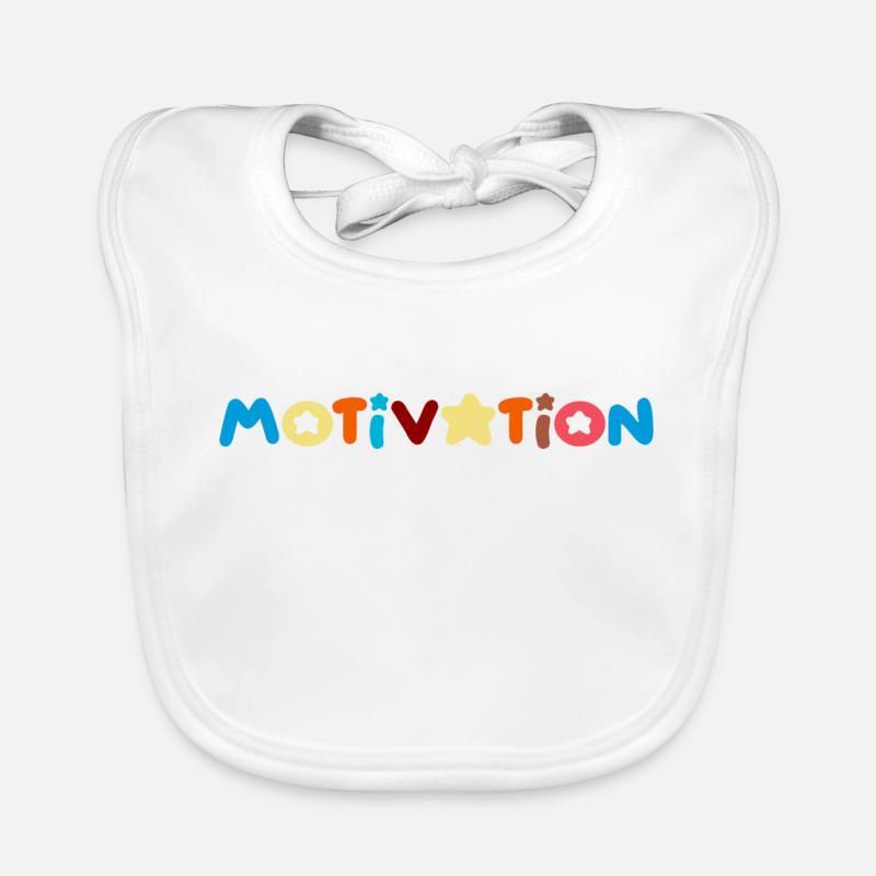 Motivation Pensées positives Bavoir bio Bébé