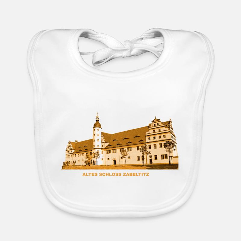 Zabeltitz Old Castle Baroque Garden Saxony Organic Baby Bibs