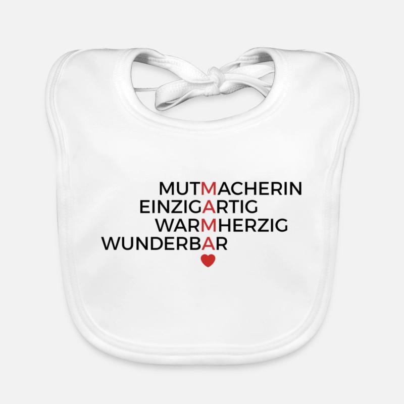 Mama Muttertag Mutter Baby Bio-Lätzchen