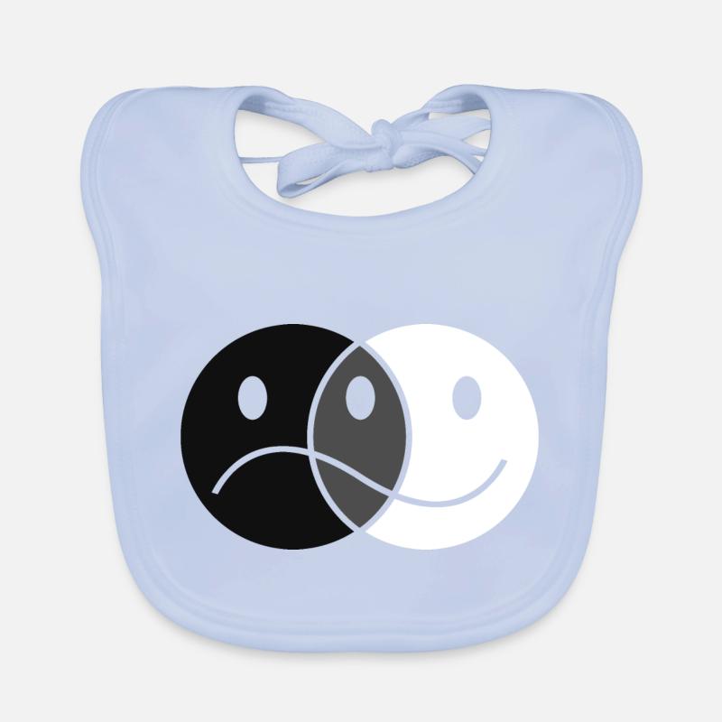 Gutgelaunt oder schlechtgelaunt Baby Bio-Lätzchen