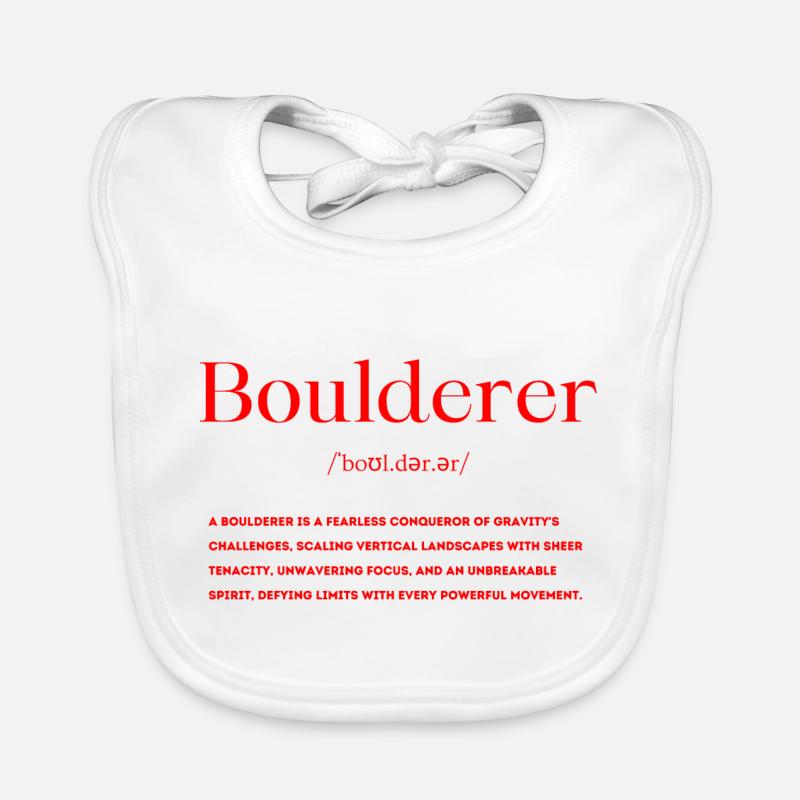 Boulderer Definition Organic Baby Bibs