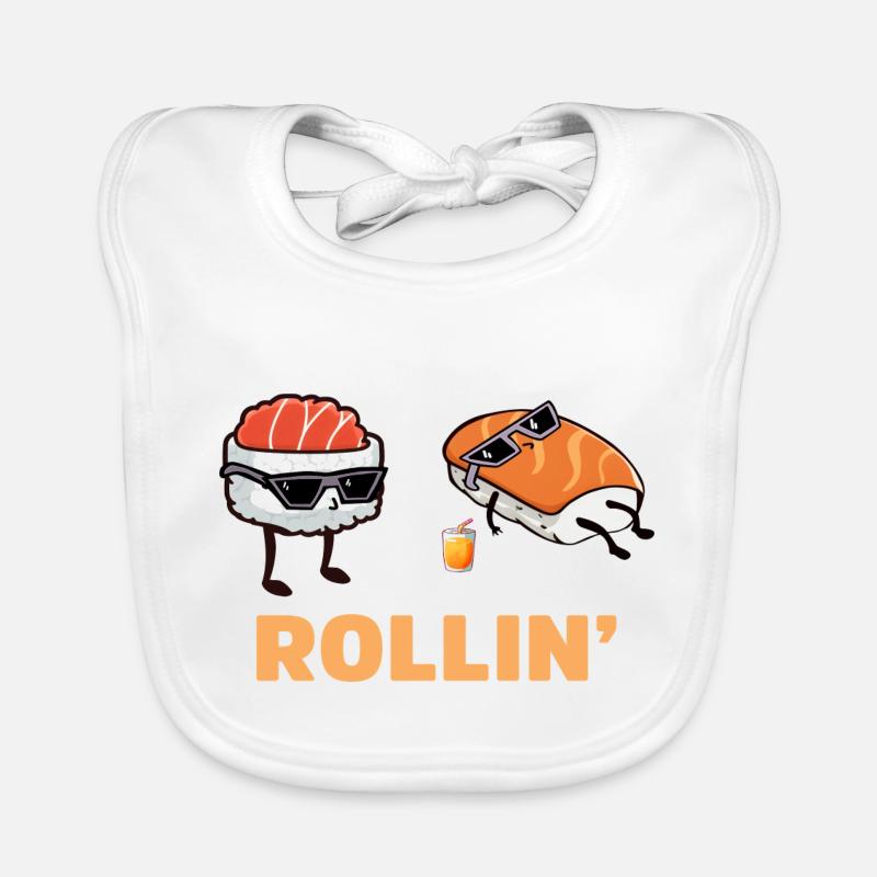 Rollin' Sushi Baby Bio-Lätzchen