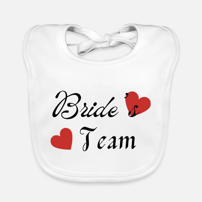 Bride’s team Bavoir bio Bébé