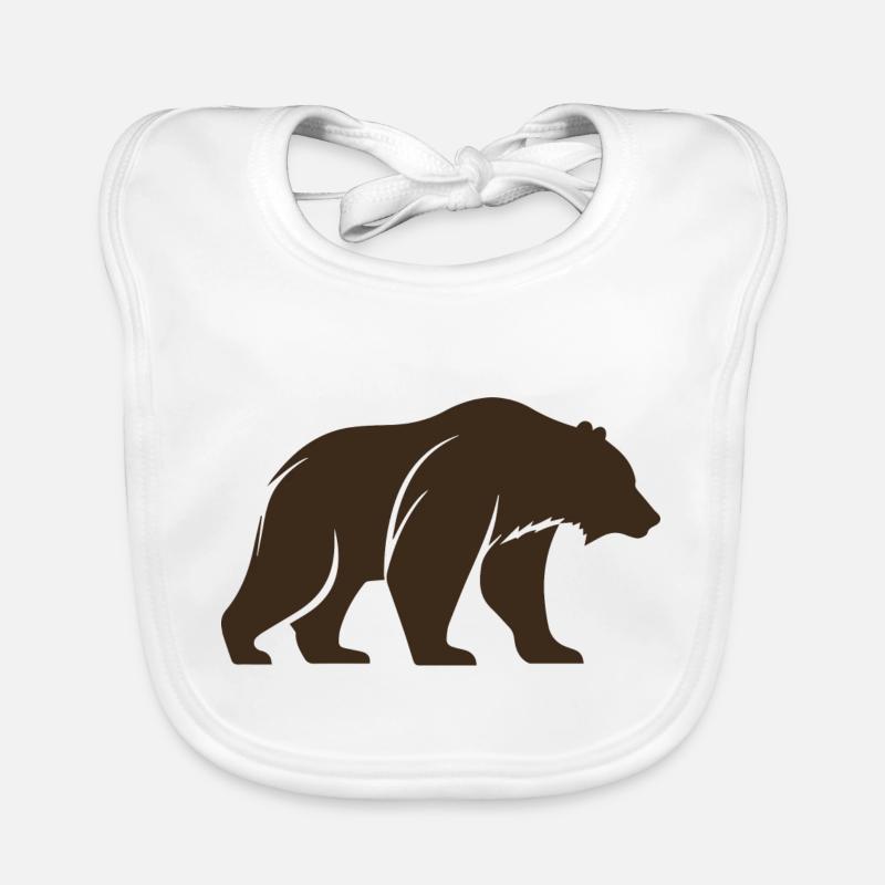 Brown bear Organic Baby Bibs