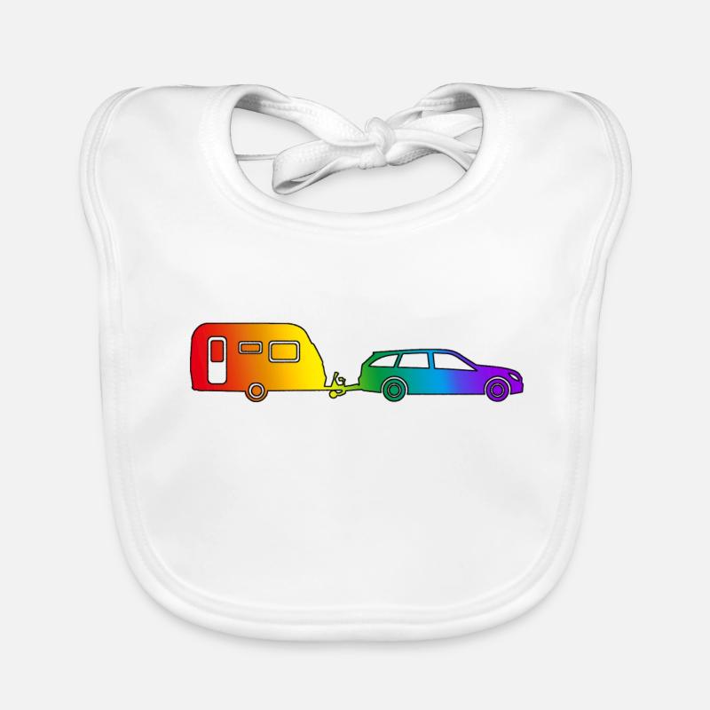 Gespann pride rand Baby Bio-Lätzchen