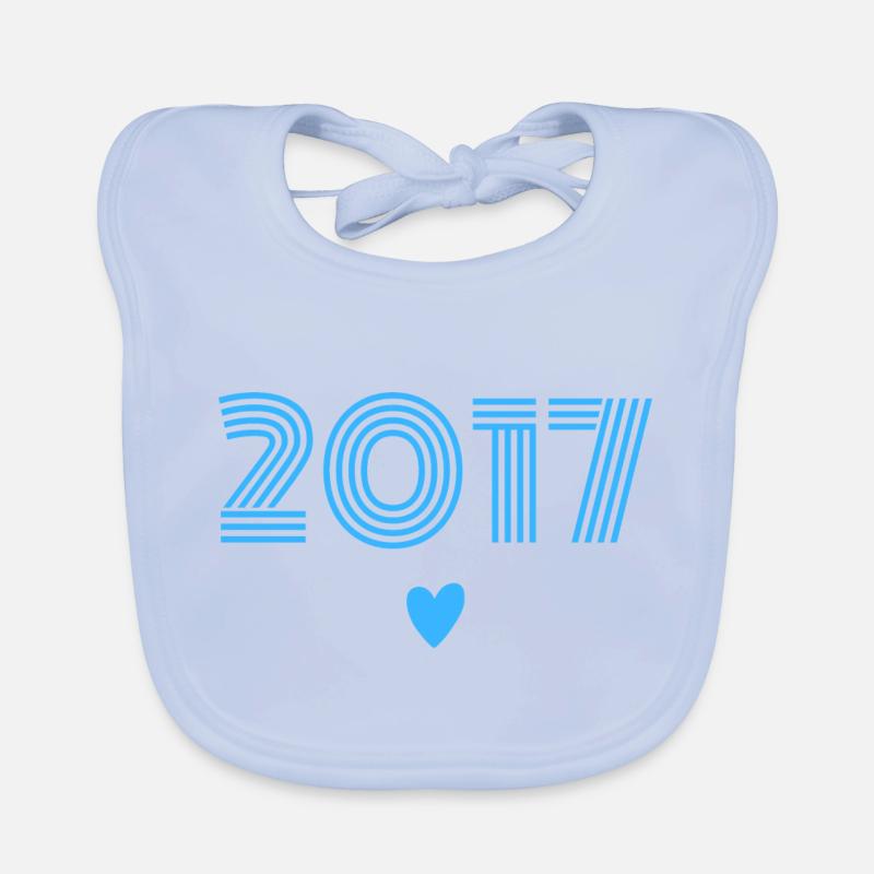 Born in 2017 boy Organic Baby Bibs