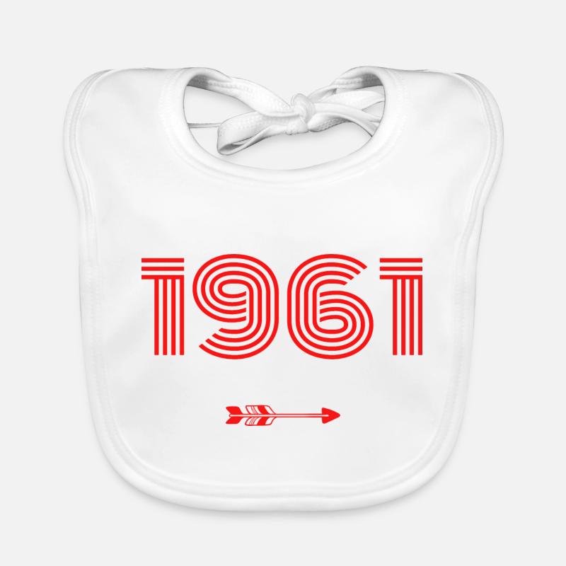 Né en 1961 Bavoir bio Bébé