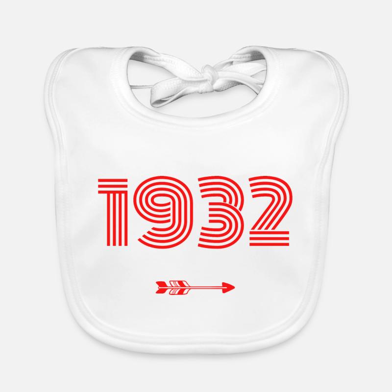 Born in 1932 Organic Baby Bibs