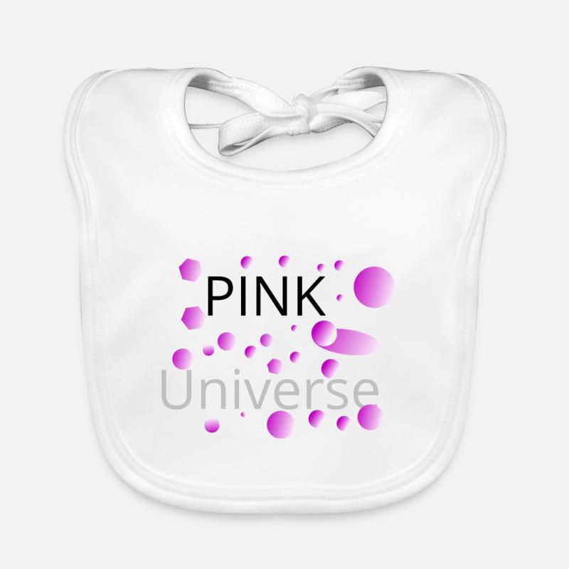 Pink Universe Baby Bio-Lätzchen