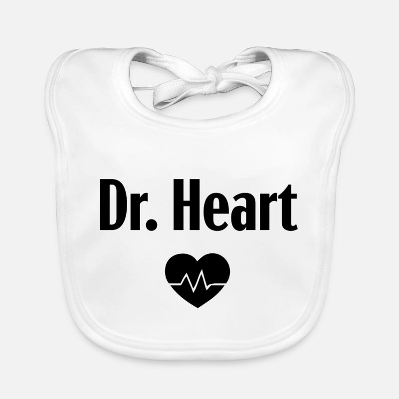 Dr. Heart Organic Baby Bibs