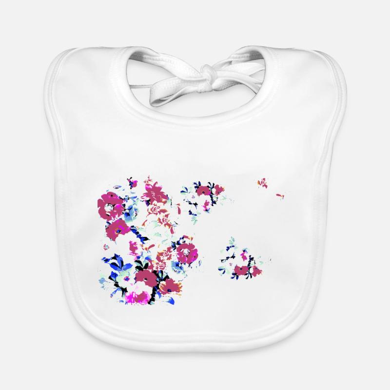Fleurs,Fleur,Printemps,Fleurs Bavoir bio Bébé