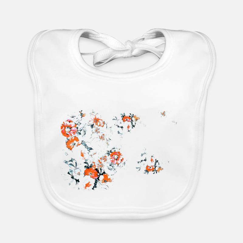 Fleurs,Fleur,Printemps,Fleurs Bavoir bio Bébé