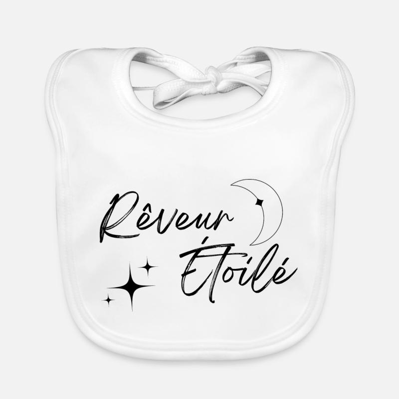 Rêveur étoilé Bavoir bio Bébé